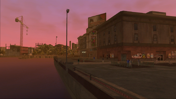 Saints Row loading screen - river side