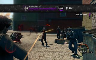 Survival 3 waves completed in Saints Row The Third