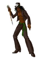 Mr. Sunshine Concept Art 03 - Aleternate cane & black outfit