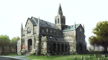 Saints Row Church concept art