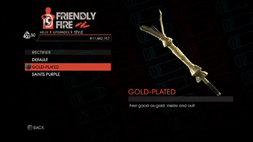 Weapon - Melee - Rectifier - Gold-Plated