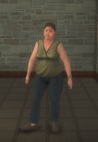 Fat female - white - character model in Saints Row 2