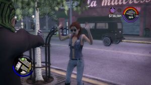 Mugging - Civilian with arms raised in Saints Row 2