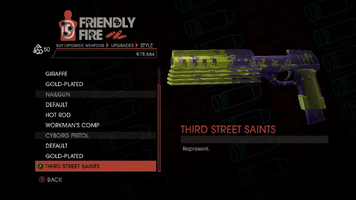 Weapon - SMGs - Rapid-Fire SMG - Cyborg Pistol - Third Street Saints