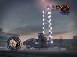 SWAT Tornado taking off in Saints Row 2