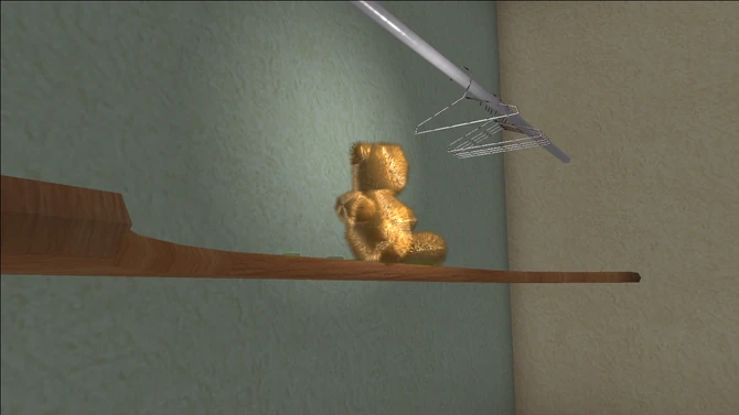 Lopez Mansion bear after shot
