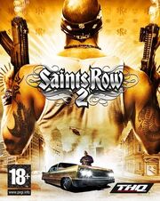Saints Row 2 box art with logos
