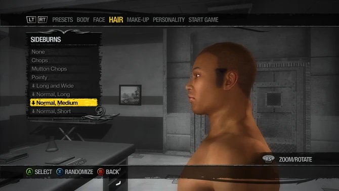 Sideburns - Normal, Medium