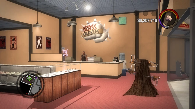 A Brass Knuckles in the Rounds Square Shopping Center