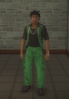 Sons of Samedi - male lieutenant - black no hat - character model in Saints Row 2