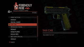 Weapon - Pistols - Quickshot Pistol - 9MM Tactical - Taxi Cab