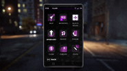 Cellphone menu in Saints Row The Third Remastered
