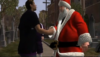 Ho Ho Ho Pack - Santa outfit with Troy after Canonized