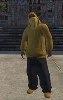 Vice Kings male THUG1-02 - Black hood - character model in Saints Row