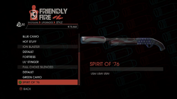 Weapon - Shotguns - Semi-Auto Shotgun - Full Choke Silenced - Spirit of '76