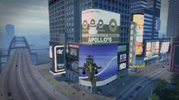 Apollo's wrap-around billboard in Brighton