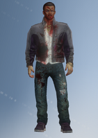 Johnny Gat - zombie - character model in Saints Row IV