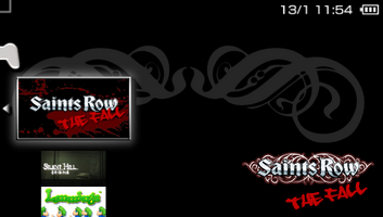 Saints Row Undercover in PSP menu