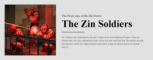 Saints Row website - People - The Zin - The Zin Soldiers