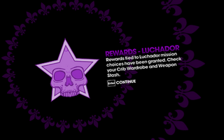 DLC unlock SRTT - Rewards - Luchador
