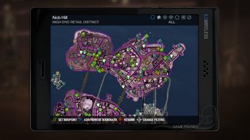 Map interface in Saints Row 2