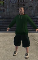 Saints Greenthug - white - character model in Saints Row