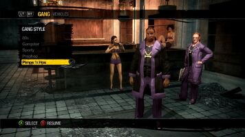 Gang Customization in Saints Row 2 - Pimps and Hos