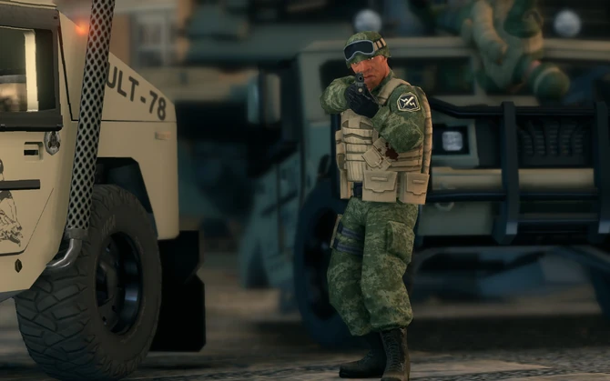 SNG soldier in action