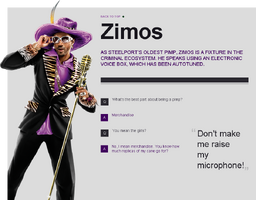 Saints Row website - Gangs - The Saints - Zimos