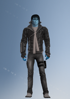 Matt Miller - blue - character model in Saints Row IV