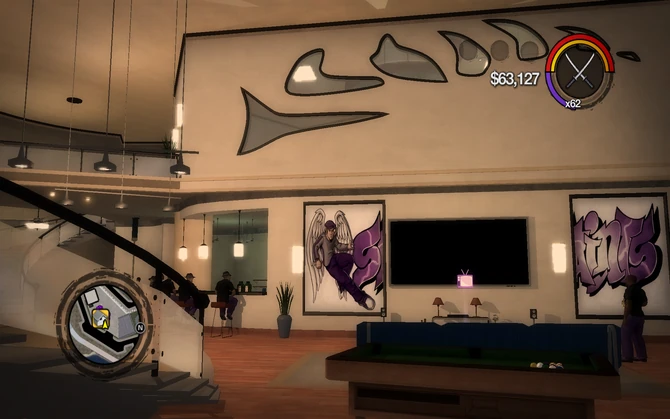 Hotel penthouse interior