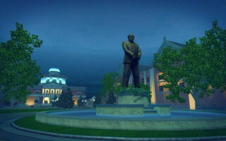 Stilwater University - statue