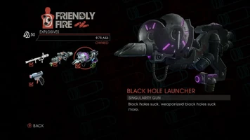 Weapon - Explosives - Black Hole Launcher - Main