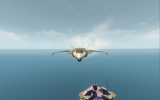 F-69 VTOL - jet mode - front in Saints Row The Third