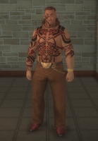 Maero - shirtless - character model in Saints Row 2