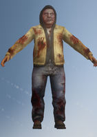 Zombie 02 - Clinton - character model in Saints Row IV