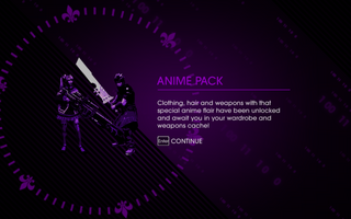 Anime Pack - unlock screen