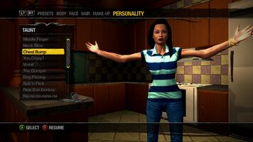 Character Customisation - Taunts in Saints Row 2