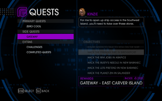 Quests Menu - Gateway