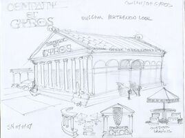 Company of Gyros Concept Art 04 - Museum Partenon Look