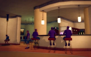 Hotel Penthouse - Ultra Modern - kitchen seating