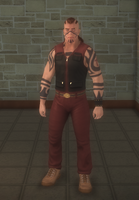 Brotherhood - male lieutenant - white - character model in Saints Row 2