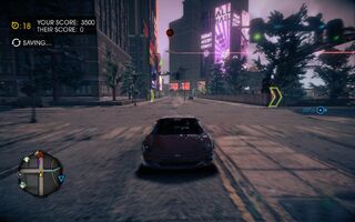 Cat and Mouse - Attrazione pursued by F-69 VTOL in Saints Row IV