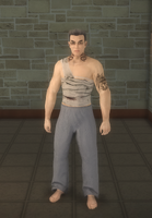 Johnny Gat - Bandage Gat - cutscene - character model in Saints Row 2