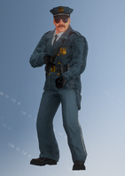 Cop - sniper - Jones - character model in Saints Row IV