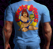 Freckle Bitch's Tee - back - Saints Row IV