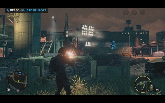 Playa fighting their way into the compound