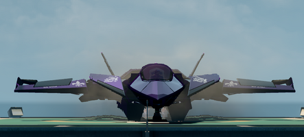 Saints Row The Third DLC vehicle - Saints VTOL - parked - front