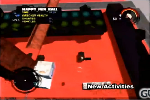 Happy Fun Ball activity - overhead view - in Saints Row 2 production footage