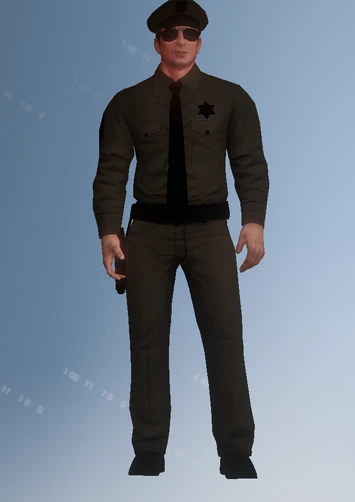 50s policeman dark - character model in Saints Row IV